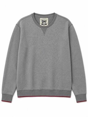 Ace Rivington Homespun French Terry Crewneck Sweatshirt Gray XXL USA